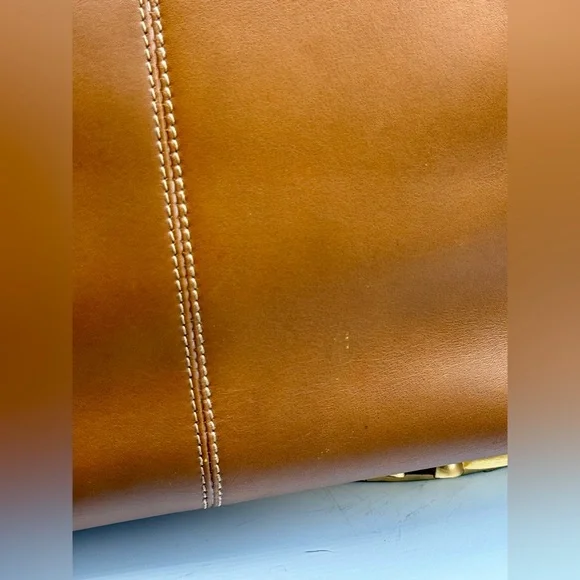 🆕 OROTON 🧿 NWOT Brown Leather Men's Briefcase - Picture 16 of 16